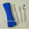 stainless steel camping cutlery set